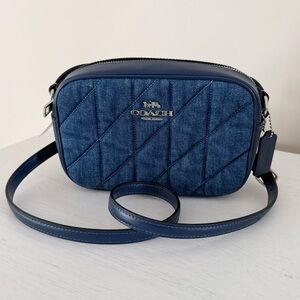 Coach Denim Jamie Mini Crossbody Camera Bag